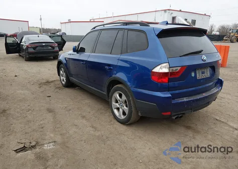 2007 BMW X3 3.0Si из США, поврежденный, VIN WBXPC93477WF21657